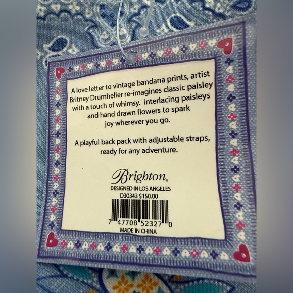 Brighton Bandana Love Backpack main image 8